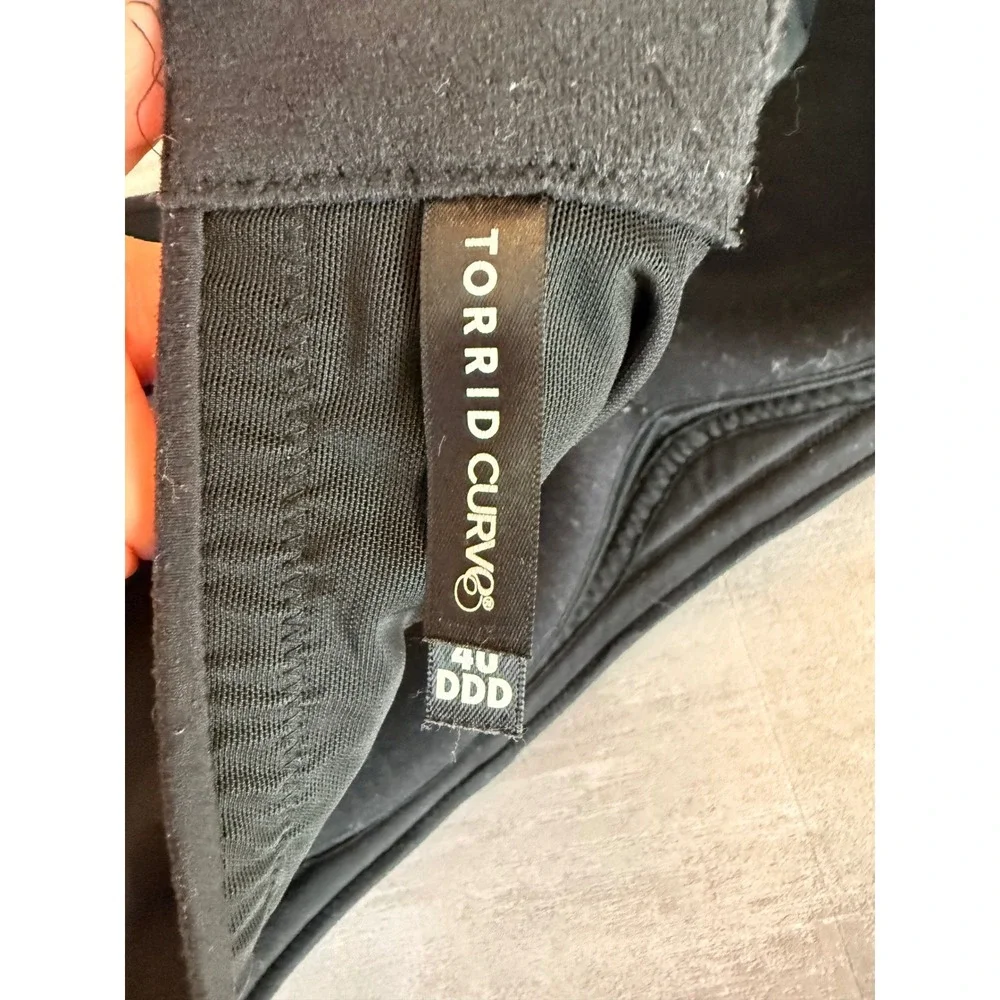 Torrid Curve Black Full Coverage Comfort Everyday‎ Bra 40DDD